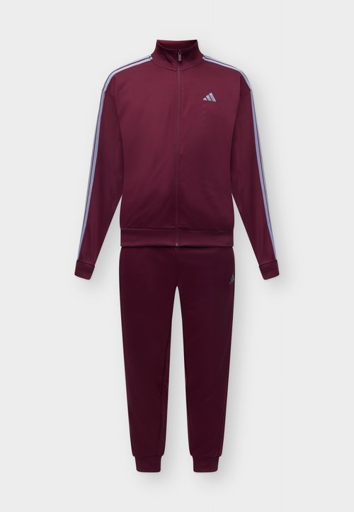 adidas 3 STRIPES TRACKSUIT - Chándal - team maroon/slate — photo 5