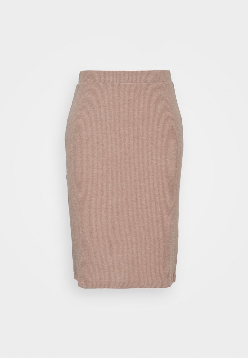 Pieces Kokerrok grijs