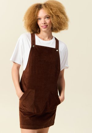 ÄRMELLOSES - Jurk - marron foncé