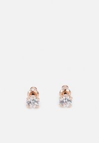 STILLA STUD EARRINGS ROUND CUT - Auskarai - rose gold-coloured