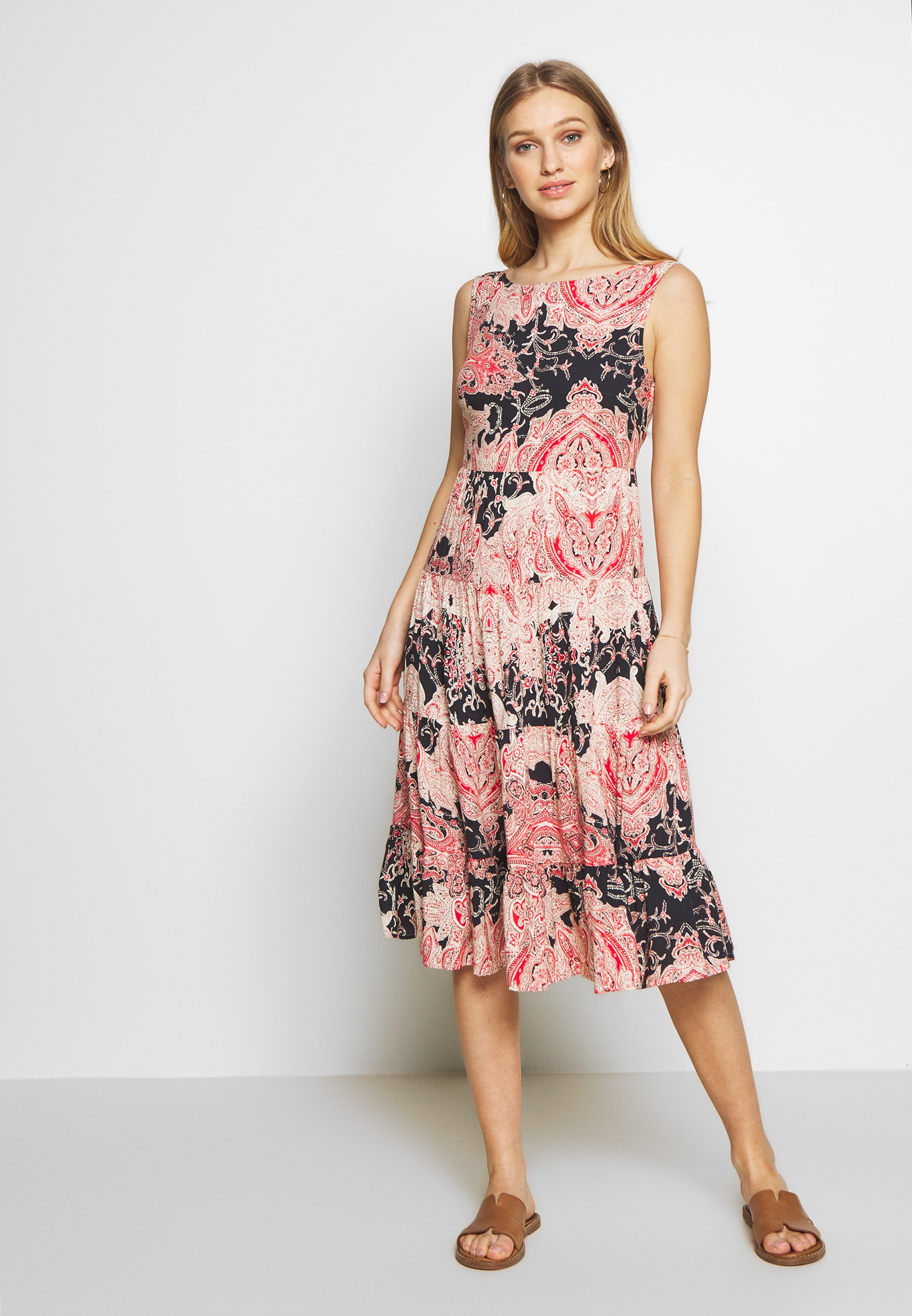 wallis blue magnolia tiered dress
