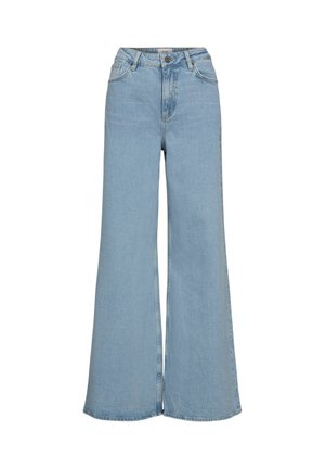 HR WIDE  - Wide leg - light blue denim