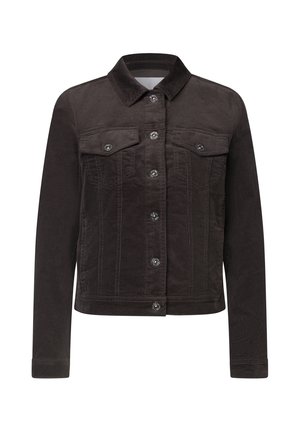 Street One, JACKE AUS CORD MIT KNOPFLEISTE - Veste légère - black coffee