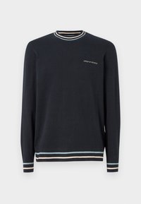 TIPPED CREW NECK  - Pulover - dark navy