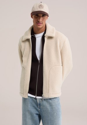 WE Fashion, Veste polaire - beige
