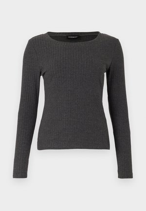 Even&Odd Topper langermet - dark grey melange