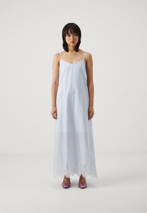 ONLY Petite ONLBONDI SLIP DRESS  - Maxikleid - bright white/bel air blue