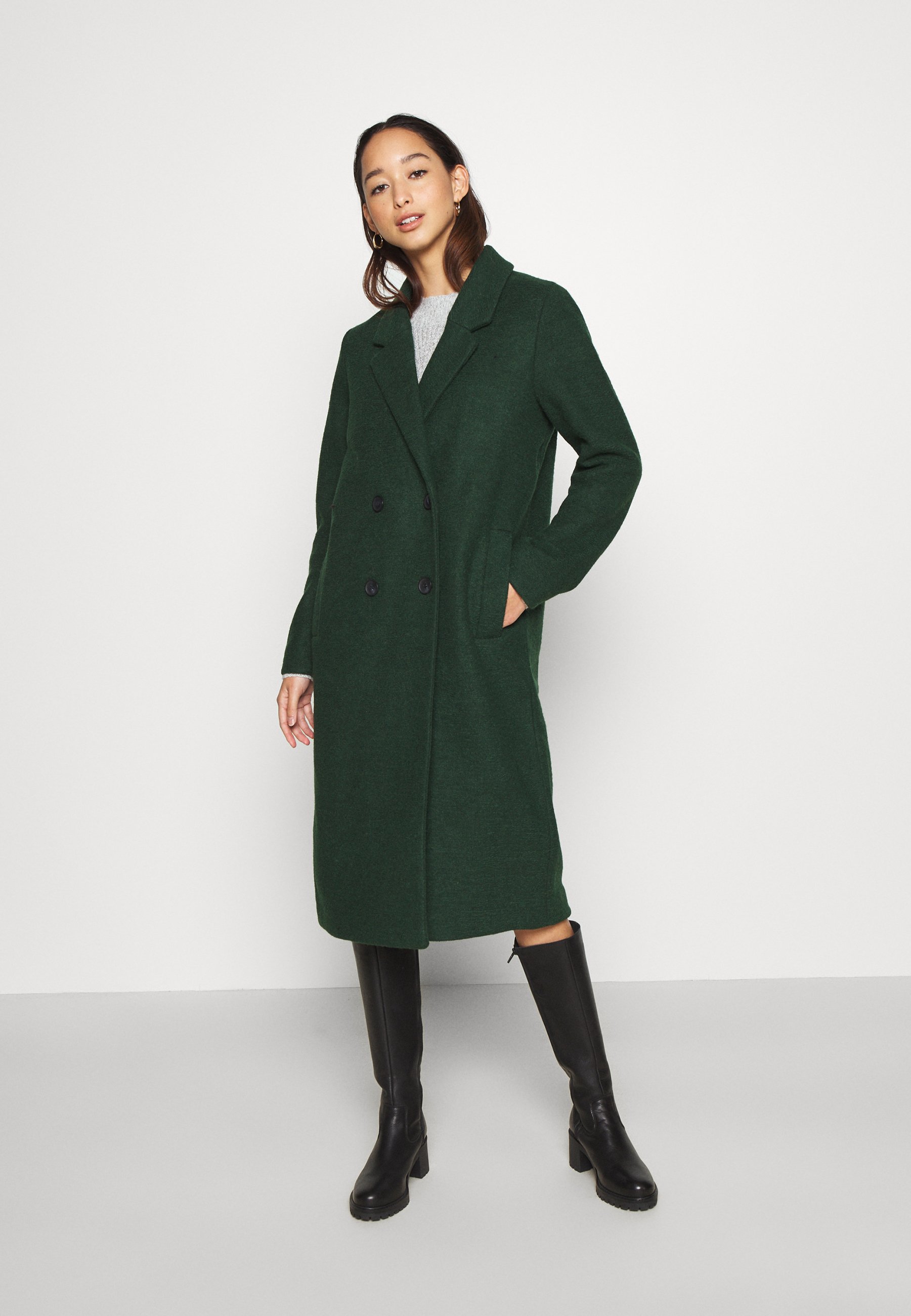 monki green coat