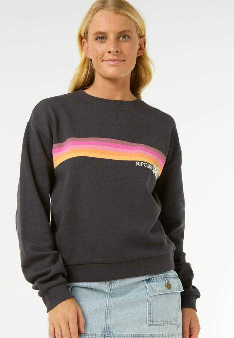 Rip Curl RELAXED CREW - Felpa - washed black