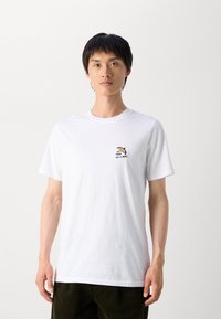 Lindbergh EMBROIDERY TEE - Tricou cu imprimeu - white