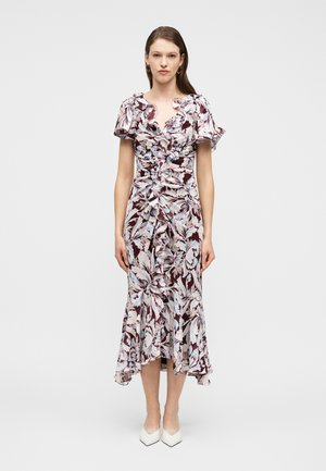 MULTI TULIP CLIO DRESS - Φόρεμα ημέρας - deep plum multi