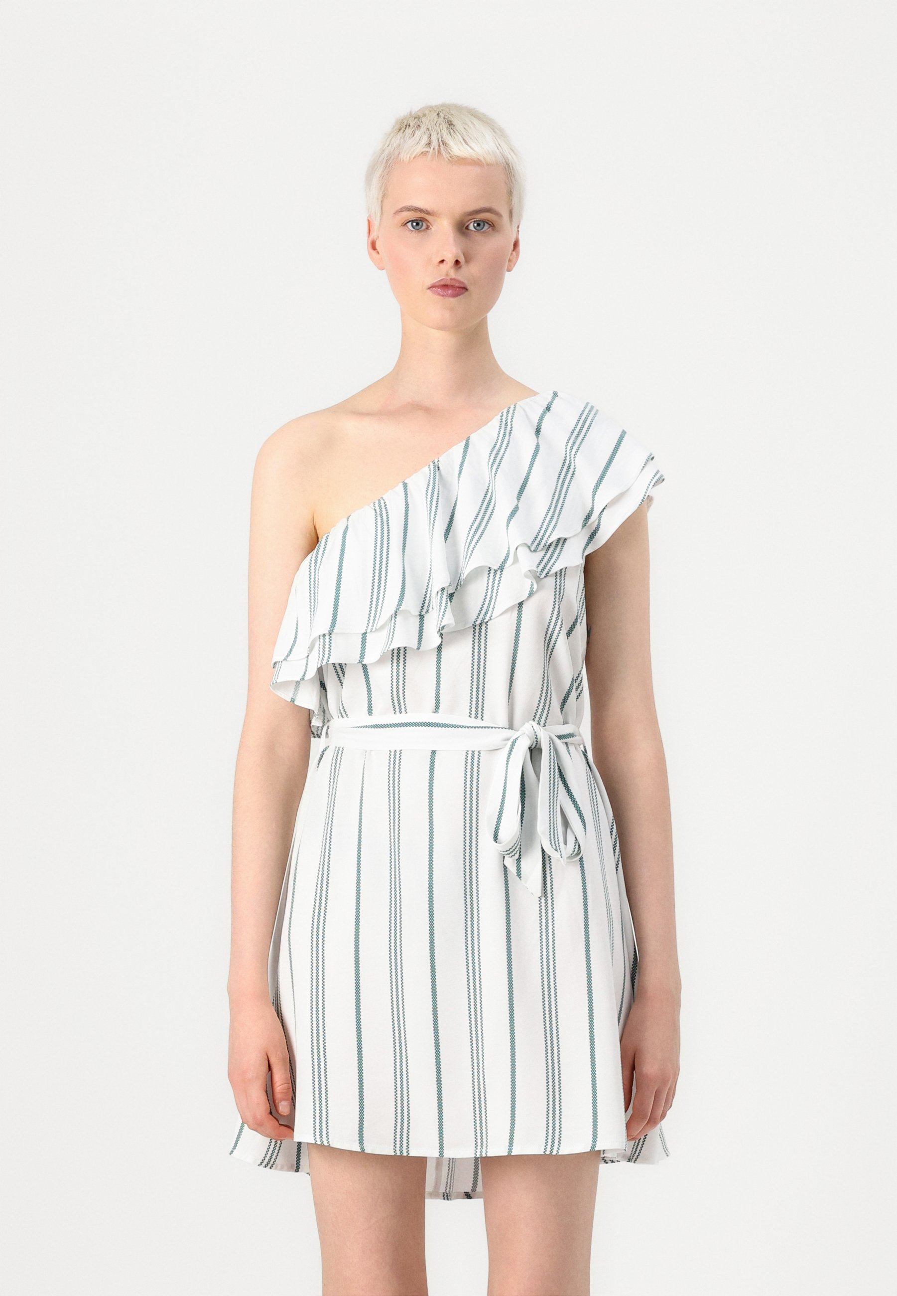 vero moda one shoulder dress Vero Moda - One Shoulder Mini Dress - Women - Polyester - S
