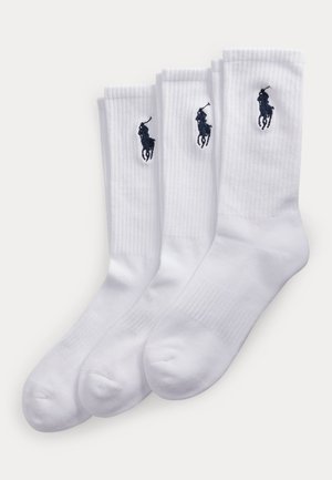 Polo Ralph Lauren BIG PONY CREW SOCK 3 PACK - Șosete - white