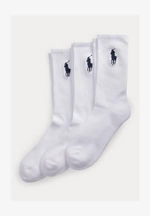 Polo Ralph Lauren BIG PONY CREW SOCK 3 PACK - Șosete - white