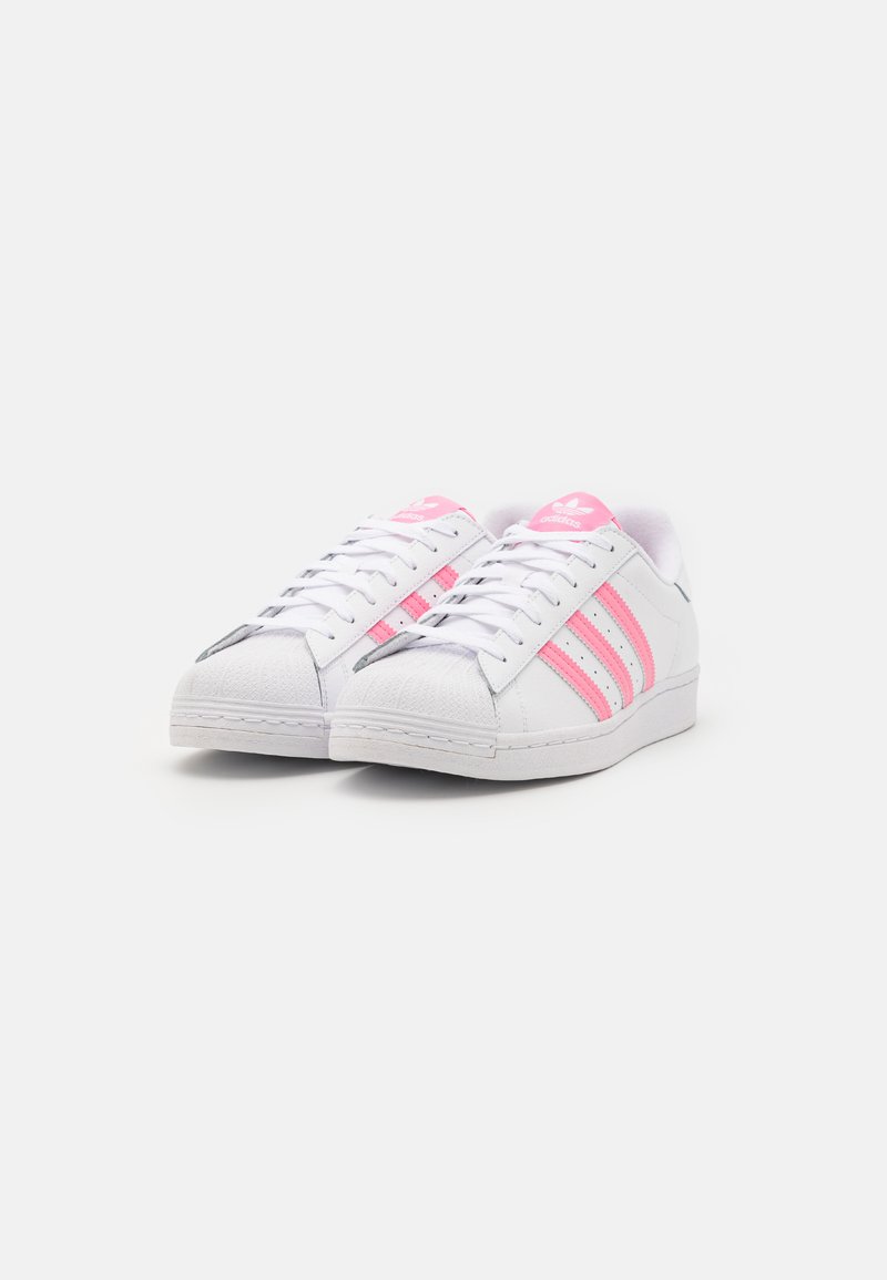 adidas Originals SUPERSTAR UNISEX - Zapatillas - white/bliss pink/bliss orange/blanco - Zalando.es