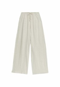 WIDE LEG - Pantaloni - natural beige