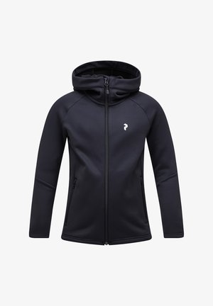 RIDER HOOD - Mikina so zipsom - black