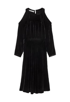 AllSaints, CHRISSY MIDI DRESS - Robe de jour - velvet black