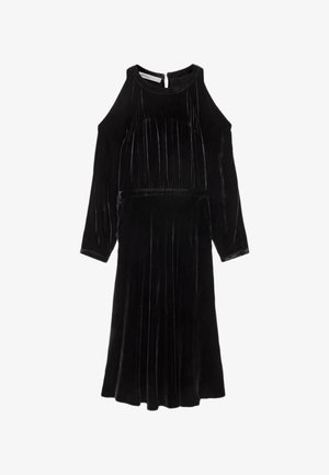 AllSaints, CHRISSY MIDI DRESS - Robe de jour - velvet black
