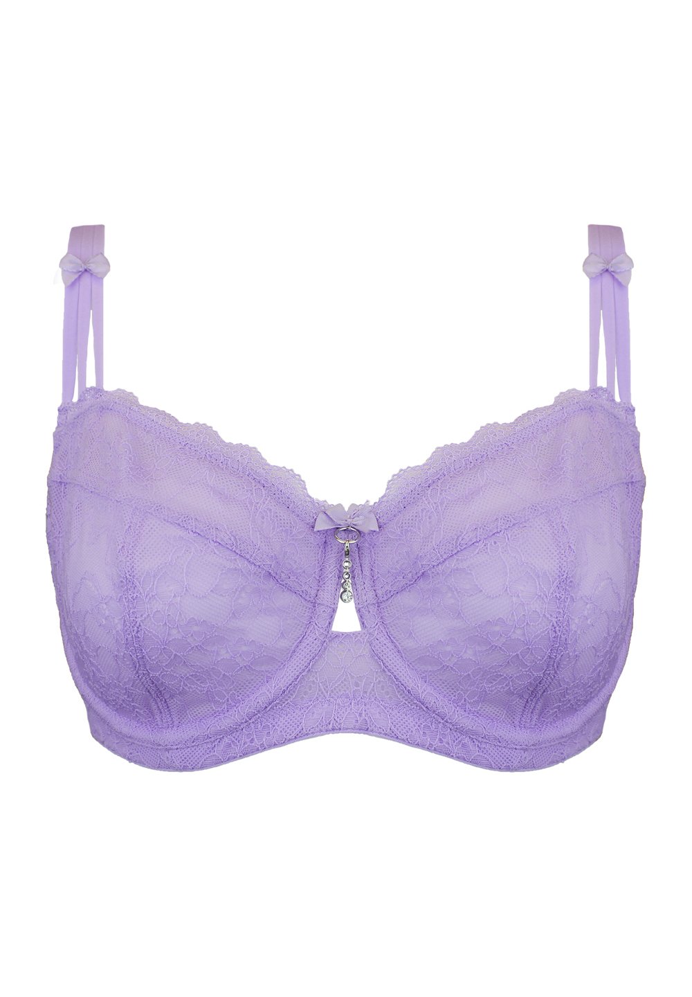lavender balconette bra