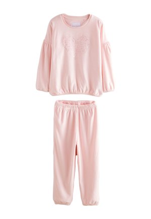 COSY REGULAR FIT SET - Pyžamová súprava - pink sequin heart