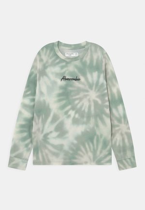 PRINT LOGO PATTERN - Maglietta a manica lunga - mint