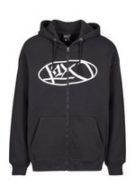 K1X BADGE - Zip-up sweatshirt - black - Zalando.co.uk