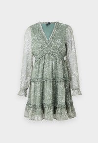 VMWONDA LS FRILL SHORT WVN GA - Dnevna obleka - laurel wreath