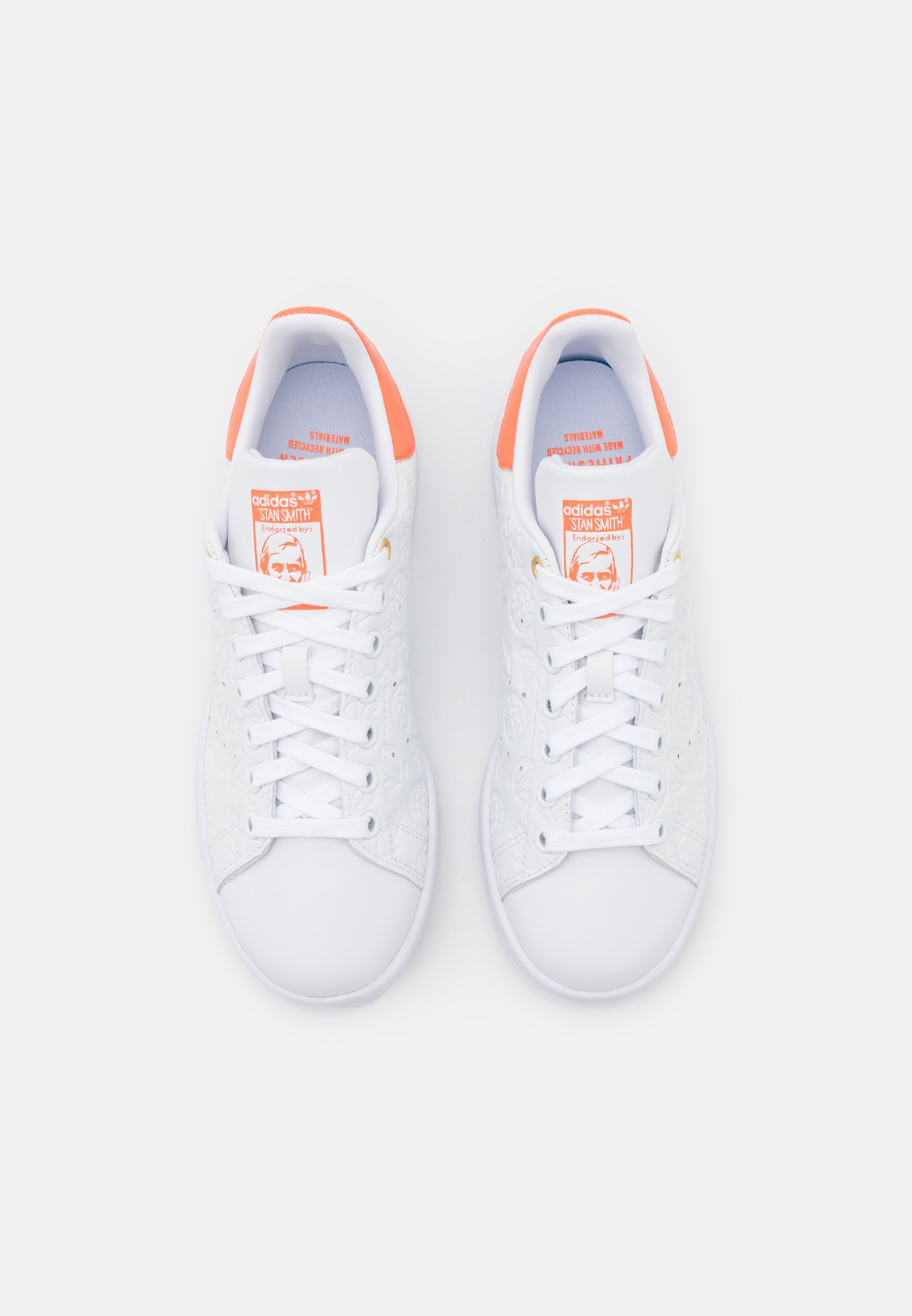 adidas originals stan smith adicolor coral trainers