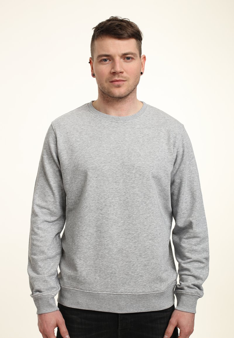 Henry Tiger REGULAR FIT CREWNECK - Felpa - heather grey