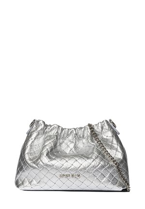 SHOULDER - Borsa a tracolla - silver