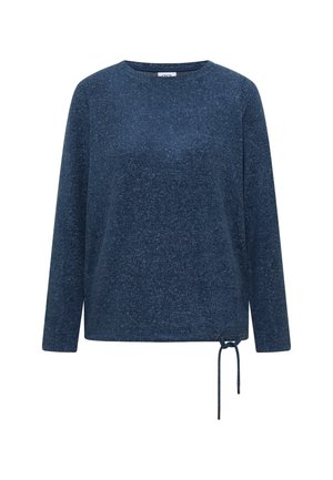Cecil, LANGARM SHIRT MIT BOAT NECK UND TUNNELZUG - Langarmshirt - moonlight blue melange