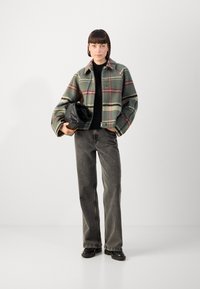 Scotch & Soda BOXY SHIRT JACKET - Light jacket - thyme