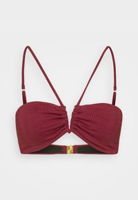 BANDEAU - Bikinitop - wine red