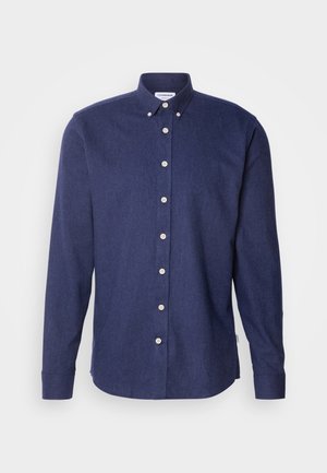 Lindbergh MELANGE BRUSHED SHIRT - Hemd - navy