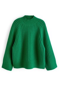 Next STITCH DETAIL LONG SLEEVE - Džemper - bright green