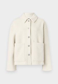 RAE OVERSHIRT - Casaco polar - bone white