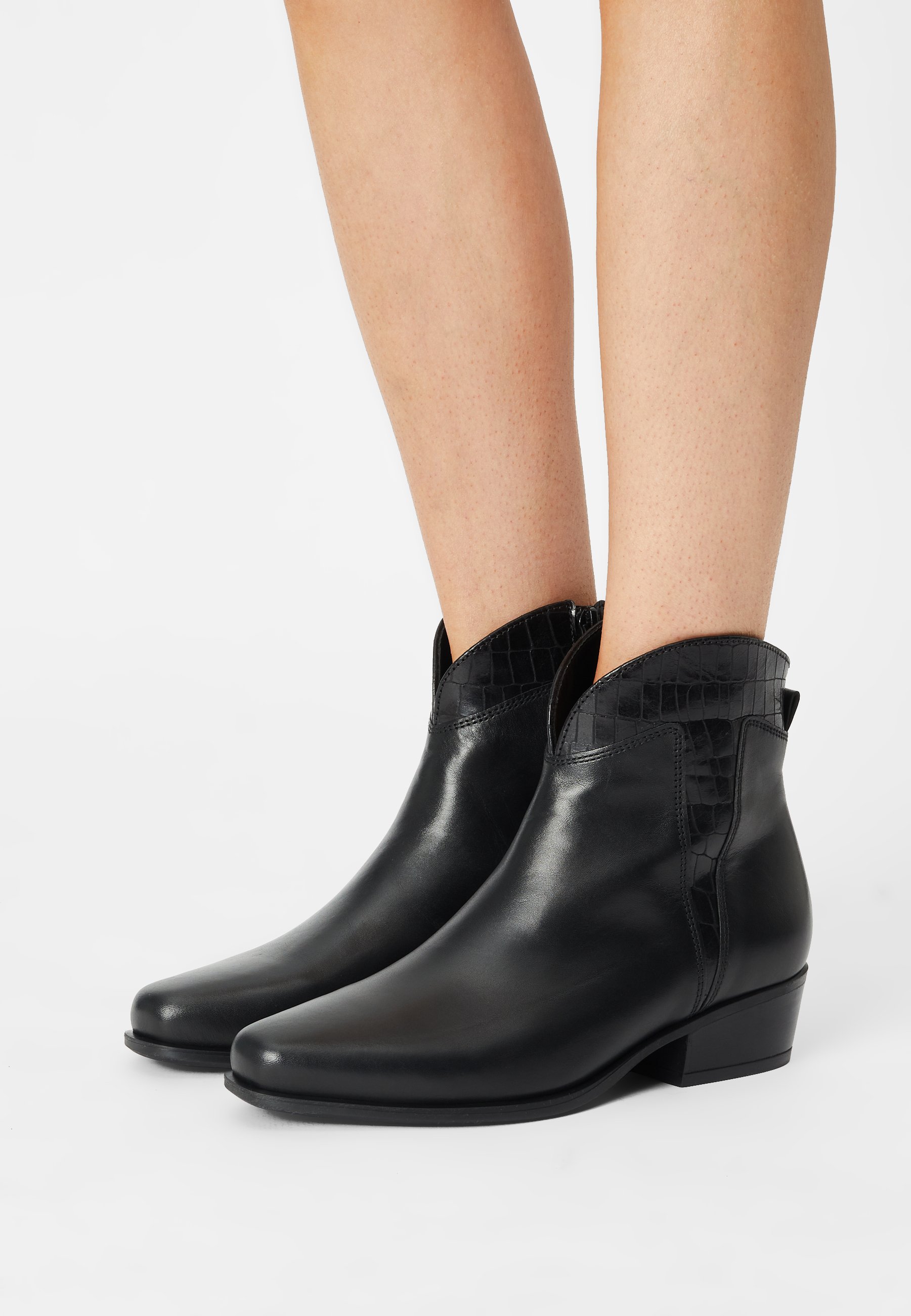 gabor flat ankle boots