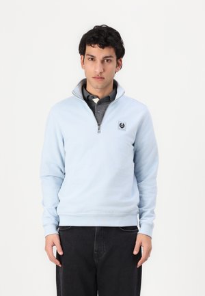 QUARTER ZIP  - Pusa - sky blue