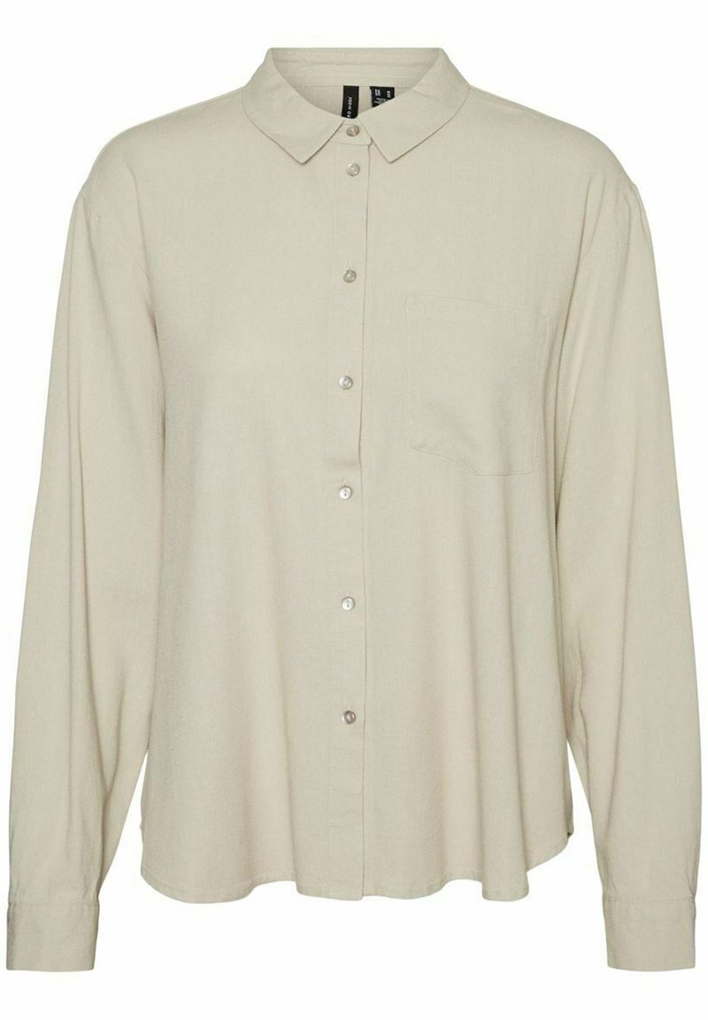 Vero Moda Overhemdblouse zilverkleurig Vero Moda Overhemdblouse zilverkleurig