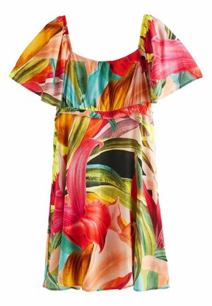 Next FLUTTER SLEEVE  PRINTED MINI - REGULAR FIT - Hverdagskjole - kew collection tropcial floral