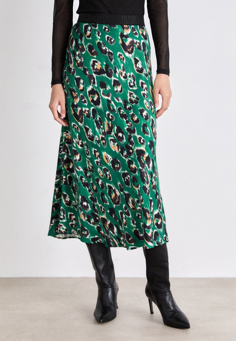 Marc Cain - A-lõikeline seelik - brilliant green, Suurenda