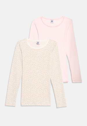 Petit Bateau TEE 2 PACK - Undertrøjer - white/pink