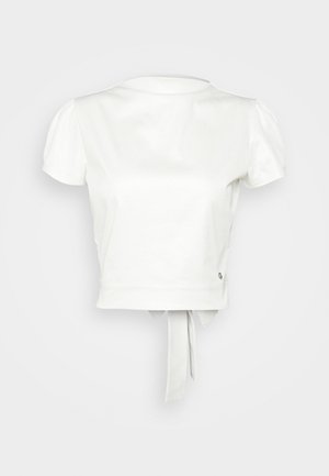 AURA - T-shirt imprimé - cream white