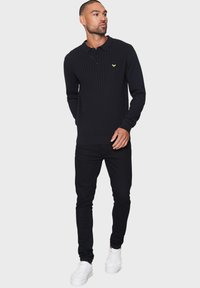 Threadbare CAESAR - Poloshirt - jet black
