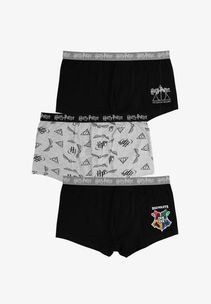 Harry Potter 3ER PACK HOGWARTS RETRO - Trunks - schwarz grau
