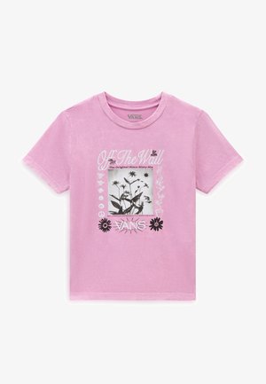 Vans FEELING NATURE BFF - Camiseta estampada - smoky grape