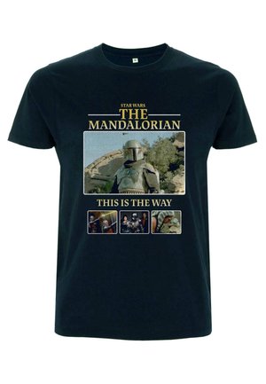 STAR WARS: THE MANDALORIAN MANDOMON EPI6  UNITED AGAINST - T-Shirt print - navy blue