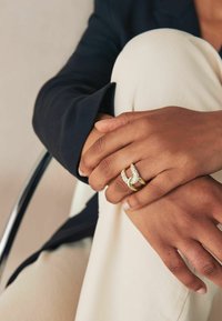 Next INTERLINK SPARKLE - REGULAR FIT - Prsten - gold tone