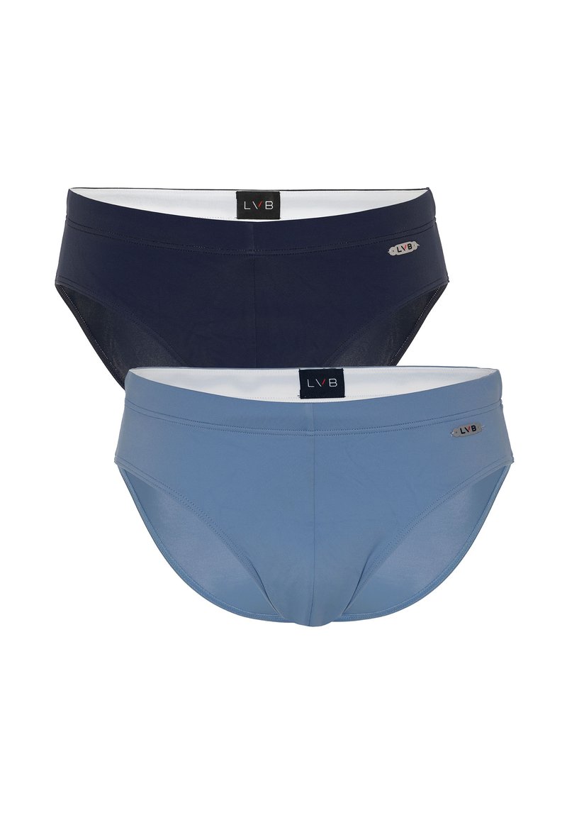 LVB Costume Slip Uomo – Universale Con Coulisse Interna – Altezza Fianco 8cm – Ideale Per Spiaggia E Piscina